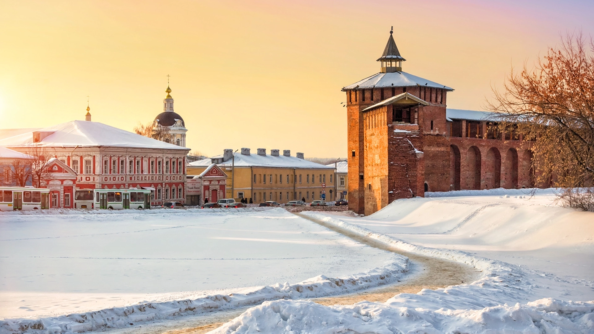 Коломенский Кремль зимой
