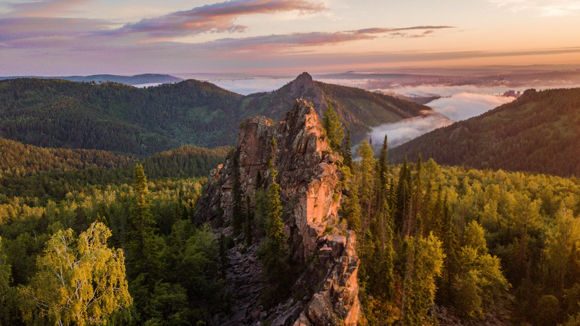 скала в Красноярске
