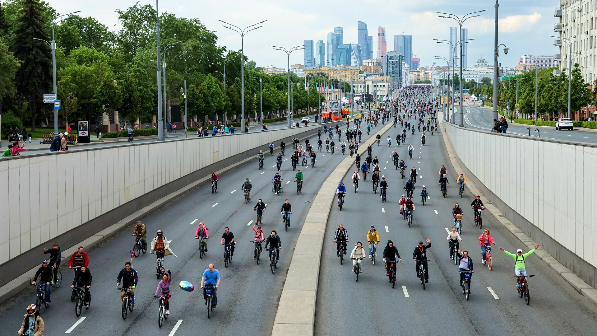 Весенний велофестиваль в Москве