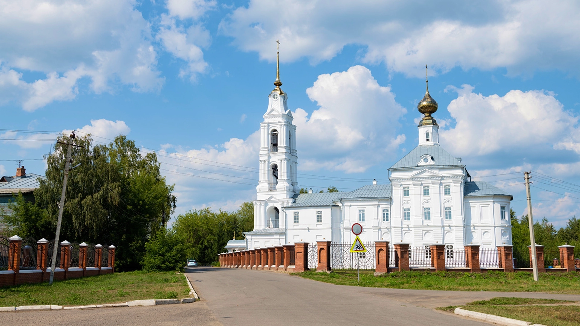 Вид на старинный собор Благовещенский собор город Буй